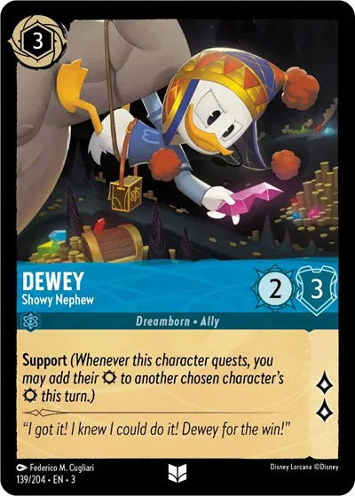 Dewey - Showy Nephew 139/204 · Normal (Into the Inklands)
