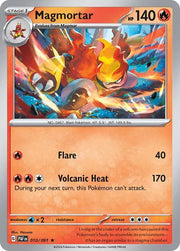 Magmortar 010/091 · Holofoil (Paldean Fates)