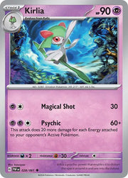 Kirlia 028/091 · Normal (Paldean Fates)