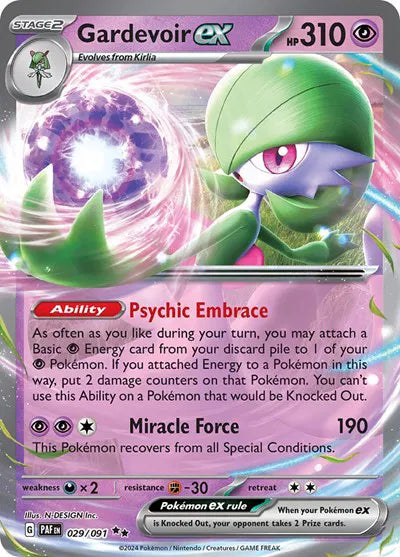 Gardevoir ex 029/091 (Paldean Fates)