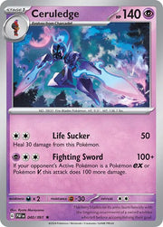 Ceruledge 040/091 · Holofoil (Paldean Fates)