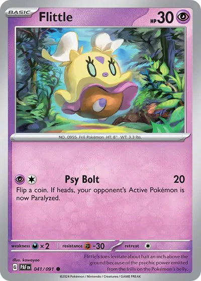 Flittle 041/091 · Reverse Holofoil (Paldean Fates)