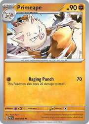Primeape 046/091 · Normal (Paldean Fates)
