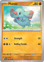 Phanpy 048/091 · Reverse Holofoil (Paldean Fates)