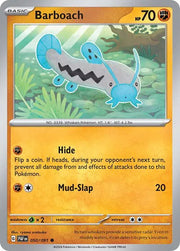 Barboach 050/091 · Reverse Holofoil (Paldean Fates)