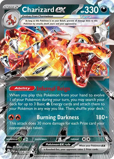 Charizard ex 054/091 (Paldean Fates)