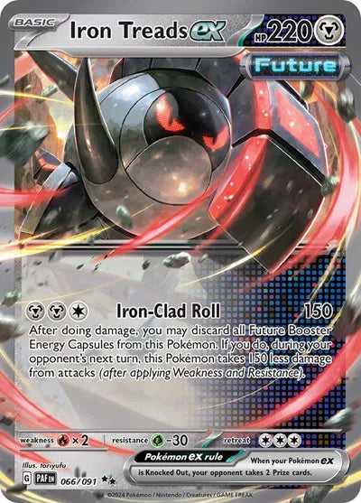 Pokémon Iron Treads ex Double Rare 066/091