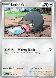 Lechonk 071/091 · Normal (Paldean Fates)