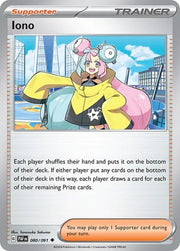 Iono 080/091 · Reverse Holofoil (Paldean Fates)