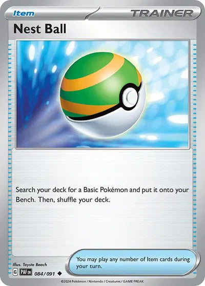 Nest Ball 084/091 · Normal (Paldean Fates)