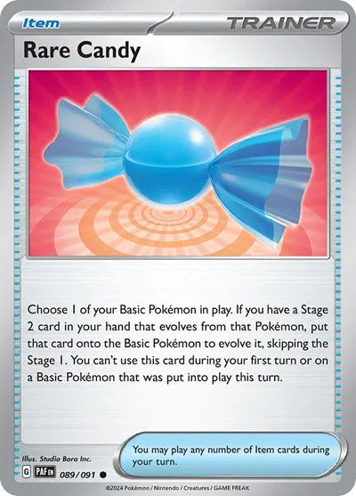 Rare Candy 089/091 · Normal (Paldean Fates)