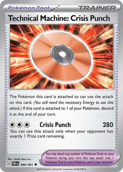 Technical Machine: Crisis Punch 090/091 · Normal (Paldean Fates)