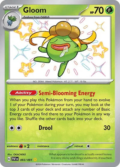 Gloom 093/091 (Paldean Fates)