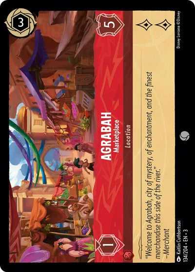 Agrabah - Marketplace 134/204 · Normal (Into the Inklands)