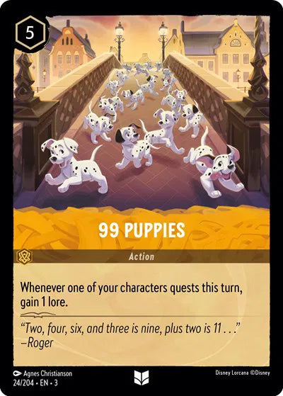 99 Puppies 24/204 · Normal (Into the Inklands)