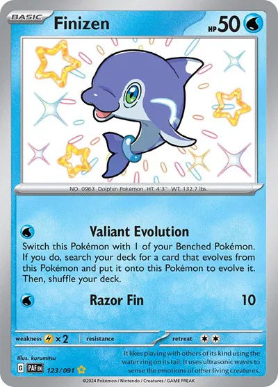 Finizen 123/091 · Holofoil (Paldean Fates)