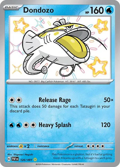 Dondozo 126/091 · Holofoil (Paldean Fates)