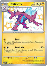 Toxtricity 141/091 · Holofoil (Paldean Fates)