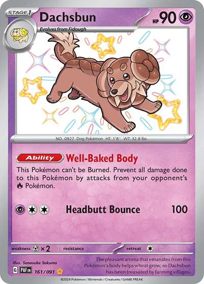 Dachsbun 161/091 · Holofoil (Paldean Fates)