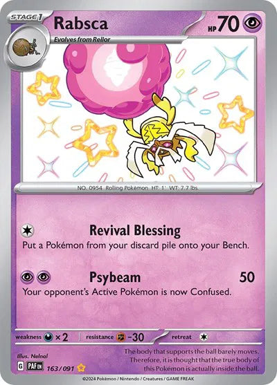 Rabsca 163/091 · Holofoil (Paldean Fates)