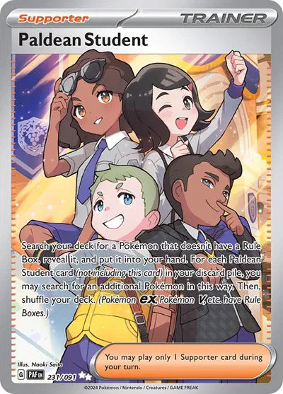 Paldean Student 231/091 · Holofoil (Paldean Fates)