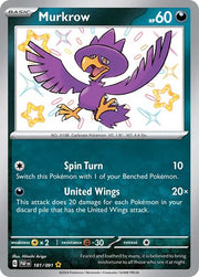 Murkrow 181/091 (Paldean Fates)