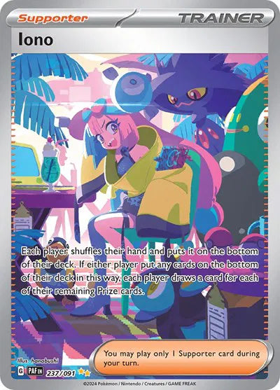 Iono 237/091 · Holofoil (Paldean Fates)