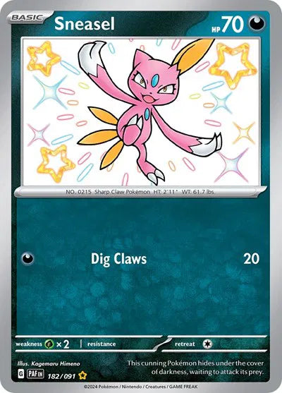 Sneasel 182/091 (Paldean Fates)
