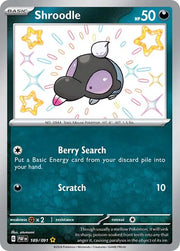 Shroodle Paldean Fates Shiny Rare 189/091