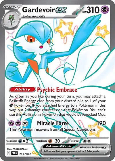 Gardevoir 217/091 - Paldean Fates