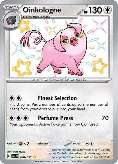 Oinkologne 208/091 (Paldean Fates)