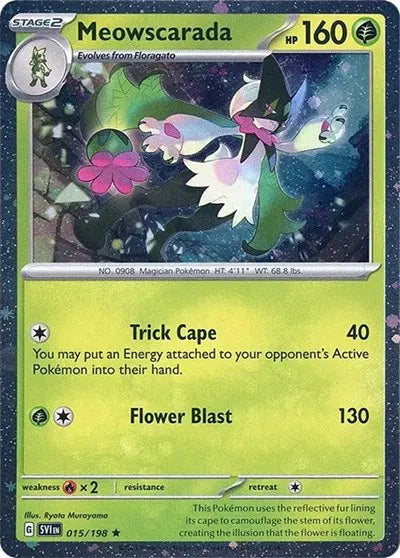 Meowscarada (Cosmos Holo) 015/198 (Miscellaneous Cards & Products)