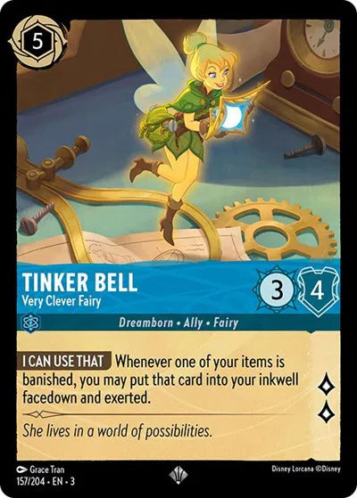 Tinker Bell - Very Clever Fairy 157/204 · Normal (Into the Inklands)