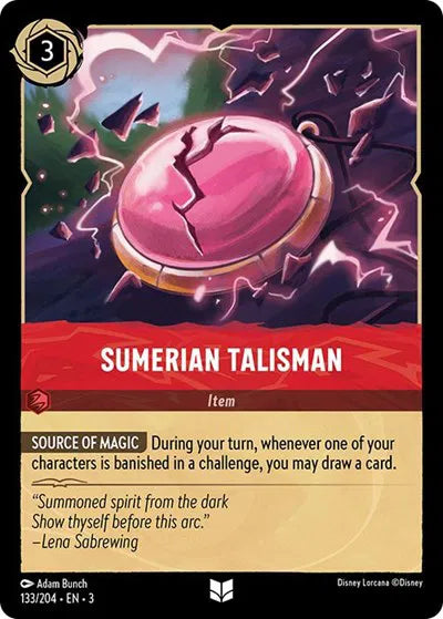 Sumerian Talisman 133/204 · Normal (Into the Inklands)