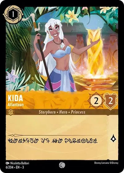 Kida - Atlantean 6/204 · Cold Foil (Into the Inklands)