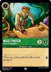 Milo Thatch - Clever Cartographer 79/204 · Normal (Into the Inklands)