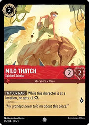 Milo Thatch - Spirited Scholar 115/204 · Normal (Into the Inklands)