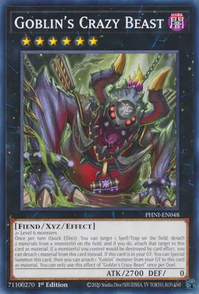 Goblin's Crazy Beast PHNI-EN048 (Phantom Nightmare)