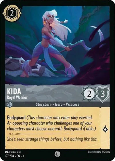 Kida - Royal Warrior 177/204 · Normal (Into the Inklands)