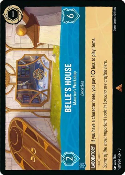 Belle's House - Maurice's Workshop 168/204 · Cold Foil (Into the Inklands)