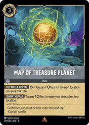Map of Treasure Planet 201/204 · Cold Foil (Into the Inklands)