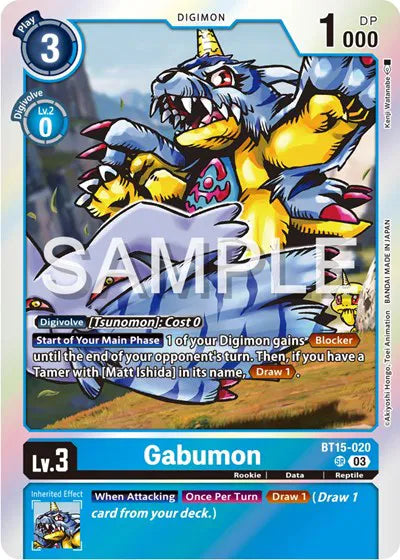 Gabumon BT15-020 SR (Exceed Apocalypse)
