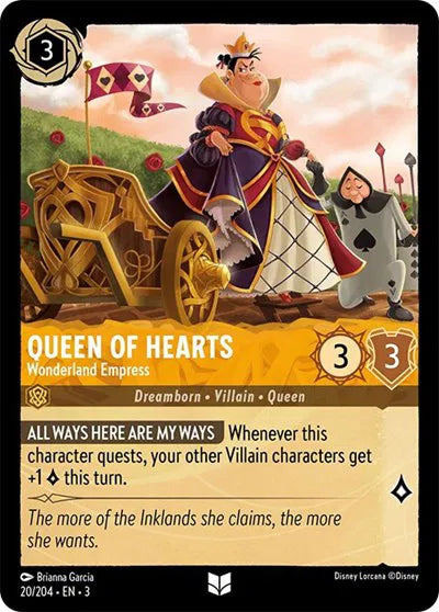 Queen of Hearts - Wonderland Empress 20/204 · Normal (Into the Inklands)