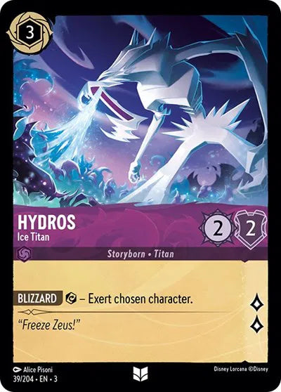Hydros - Ice Titan 39/204 · Normal (Into the Inklands)
