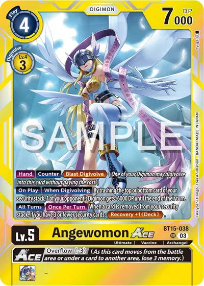Angewomon Ace BT15-038 SR (Exceed Apocalypse)