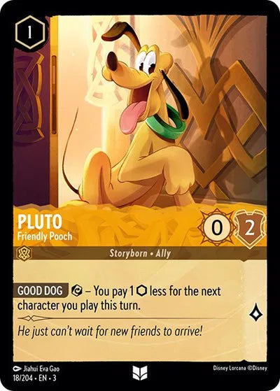 Pluto - Friendly Pooch 18/204 · Normal (Into the Inklands)