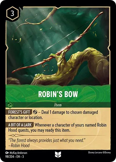 Robin's Bow 98/204 · Normal (Into the Inklands)