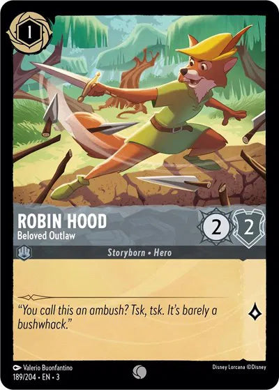 Robin Hood - Beloved Outlaw 189/204 · Cold Foil (Into the Inklands)