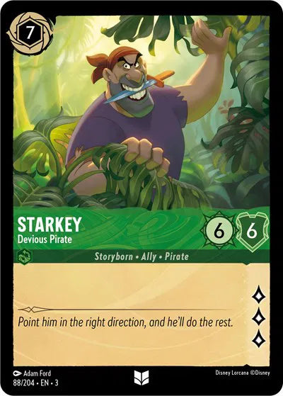 Starkey - Devious Pirate 88/204 · Normal (Into the Inklands)