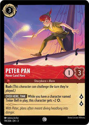 Peter Pan - Never Land Hero 119/204 · Normal (Into the Inklands)